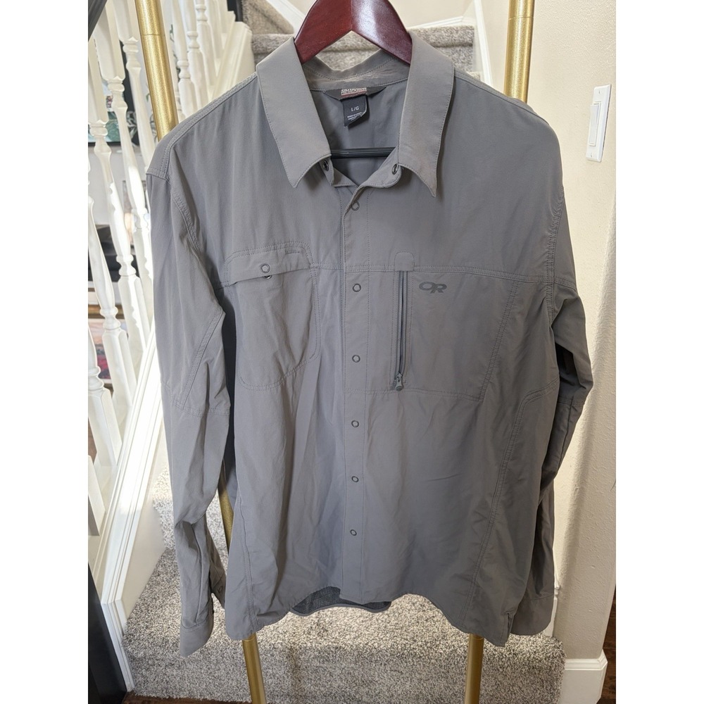 Outdoor Research Utility Shirt LongSleeve Lightweight UPF Stretch Quick Dry